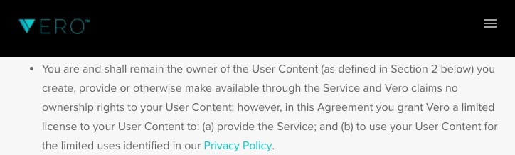 ToS Content Ownership